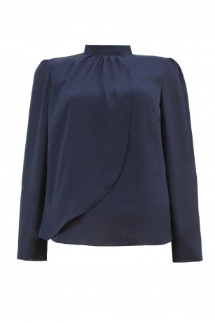 Ella Navy Blouse